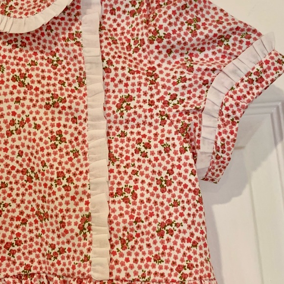 Beautiful New Classic Girl Dress in 100% Cotton. With cotton lining.Size:0,4,6 - Picture 7 of 10